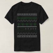 T-shirt Merry Brrrtmas A10 Warthog laide pull de Noël (Design devant)