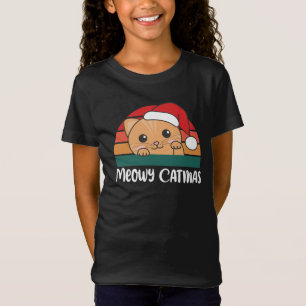 T-Shirt Merry Catmas Funny Chat jeu de Noël