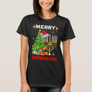 T-shirt Merry Chrismukkah 2022 Happy Hanoukka Christmas Sa