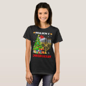 T-shirt Merry Chrismukkah 2022 Happy Hanukkah Christmas Sa (Devant entier)
