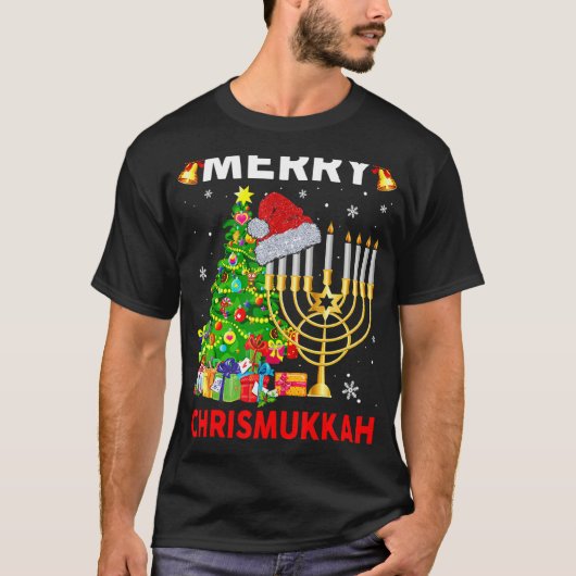T-shirt Merry Chrismukkah 2022 Happy Hanukkah Christmas Sa (Devant)