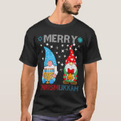 T-shirt Merry Chrismukkah Funny Gnomes Christmas And Hanuk (Devant)