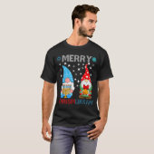 T-shirt Merry Chrismukkah Funny Gnomes Christmas And Hanuk (Devant entier)