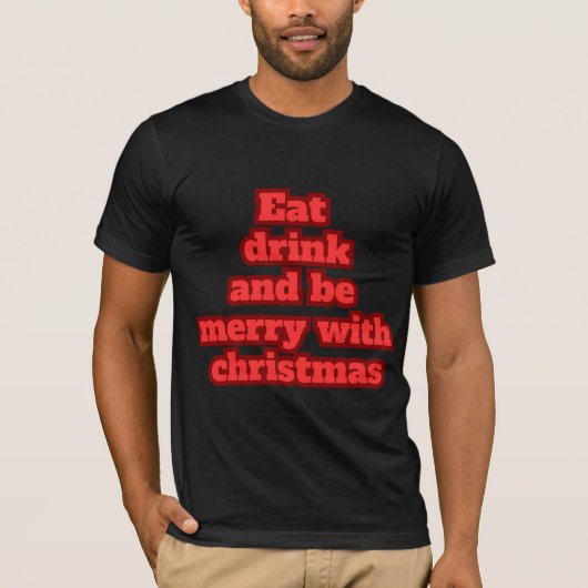 T-shirt Merry christmas (Devant)