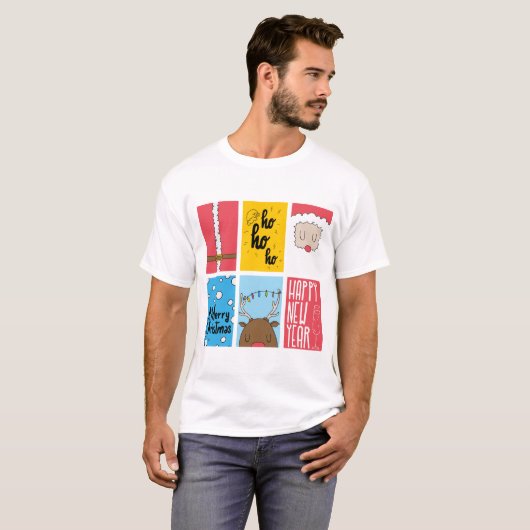 T-shirt Merry christmas (Devant entier)