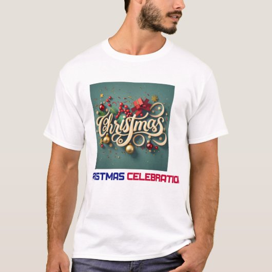 T-shirt Merry christmas (Devant)