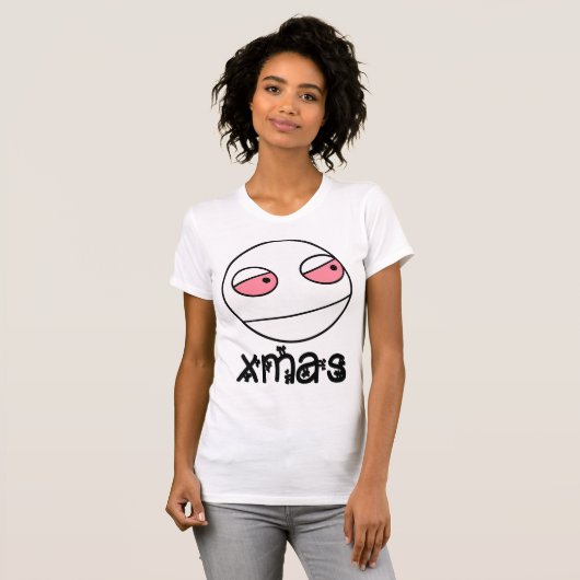 T-shirt Merry christmas (Devant entier)