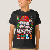 T-shirt Merry Christmas 2025 Family Matching Pajamas Xmas (Devant)