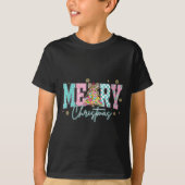 T-shirt Merry Christmas Coquette, Retro Nk Christmas Men W (Devant)