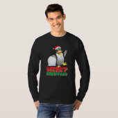 T-shirt Merry Christmas Cute Penguin Ugly Xmas (Devant entier)