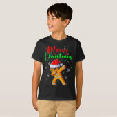 T-shirt Merry Christmas Dab Gingerbread Xmas Christmas Coo (Devant entier)