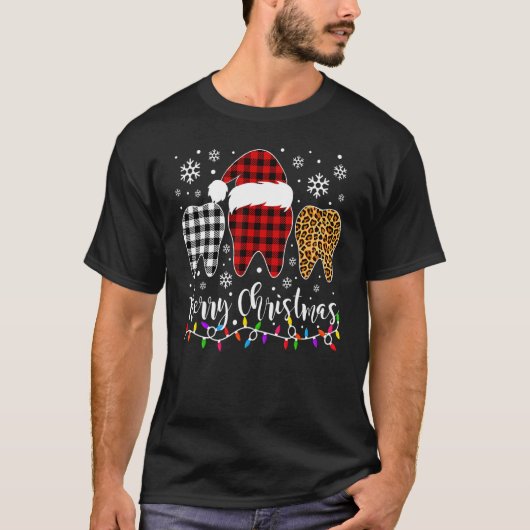 T-shirt Merry Christmas  Dental Christmas (Devant)