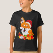 T-shirt Merry Christmas Fox Foxes Ugly X-mas Sweater Santa (Devant)