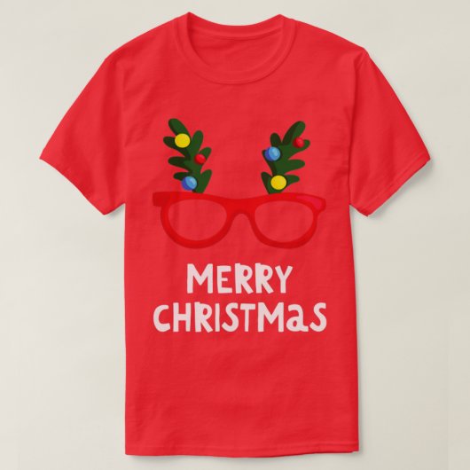T-shirt Merry Christmas Funny Christmas Shirt27 (Design devant)