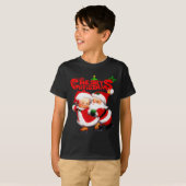 T-shirt Merry Christmas - Happy Cute Mrs Claus And Mr Clau (Devant entier)