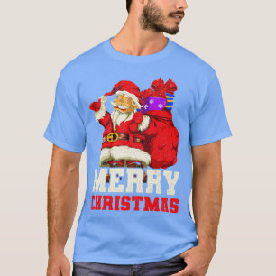 T-shirt Merry Christmas Happy Santa Claus