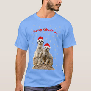 T-shirt Merry Christmas Meerkats
