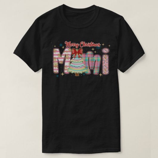 T-shirt Merry Christmas Mimi (Design devant)