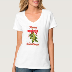 T-shirt Merry Christmas mistletoe Thunder_Cove