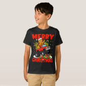 T-shirt Merry Christmas Monster Truck Funny Gingerbread Me (Devant entier)