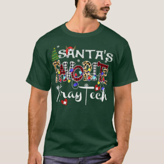 T-shirt Merry Christmas Santas Favorite Xray Tech Xmas Lig