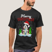 T-shirt Merry Christmas Shih Tzu Tree Lights Shih Tzu Chri (Devant)