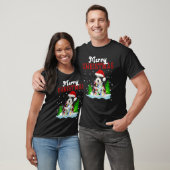 T-shirt Merry Christmas Shih Tzu Tree Lights Shih Tzu Chri (Unisexe)