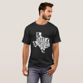 T-shirt Merry Christmas Yall Texas Mistletoe White Graphic (Devant entier)