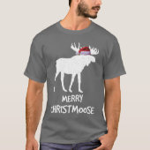 T-shirt Merry Christmoose I Love Moose Gifts for Moose Lov (Devant)