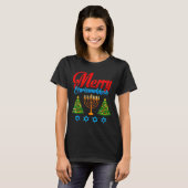 T-shirt Merry Christmukkah Jewish Xmas Christmas Hanukkah (Devant entier)