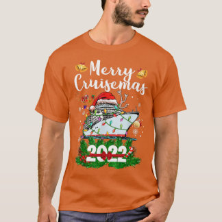 T-shirt Merry Cruisemas 2022 Noël Père Noël Reindeer Crui