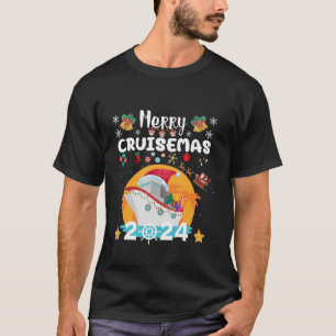 T-shirt Merry Cruisemas 2024 Christmas Père Noël Cruise Sh