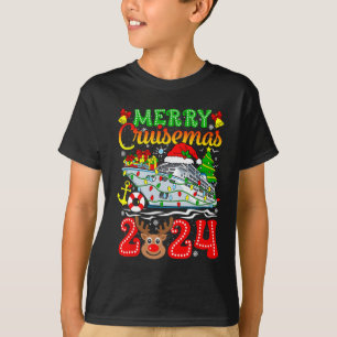 T-shirt Merry Cruisemas 2024 Croisière Noël Rudolph Xmas