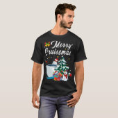 T-shirt Merry Cruisemas croisière en famille Noël Funny Bo (Devant entier)