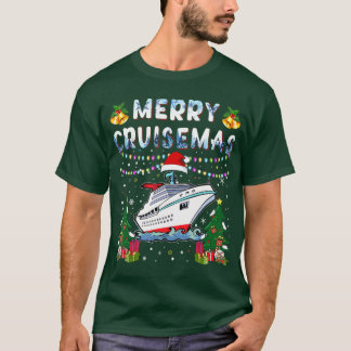 T-shirt Merry Cruisemas Famille Croisière Noël 2021 Drôle