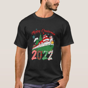 T-shirt Merry Cruisemas Famille Croisière Noël 2022 Drôle