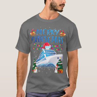 T-shirt Merry Cruisemas Famille Croisière Noël 2022 Drôle