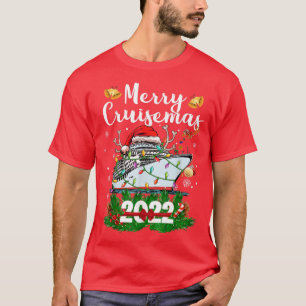 T-shirt Merry Cruisemas Famille Croisière Noël 2022 Drôle