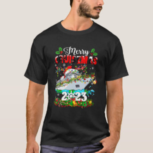 T-shirt Merry Cruisemas Famille Croisière Noël 2023 Drôle