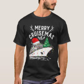 T-shirt Merry Cruisemas Funny Cruise Ship Famille Noël (Devant)