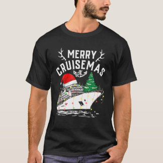 T-shirt Merry Cruisemas Funny Cruise Ship Famille Noël