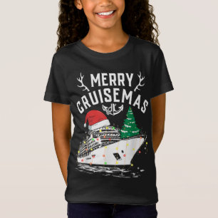 T-Shirt Merry Cruisemas Funny Cruise Ship Famille Noël