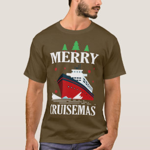 T-shirt Merry Cruisemas Père Noël Cruise Ship Christmas 20