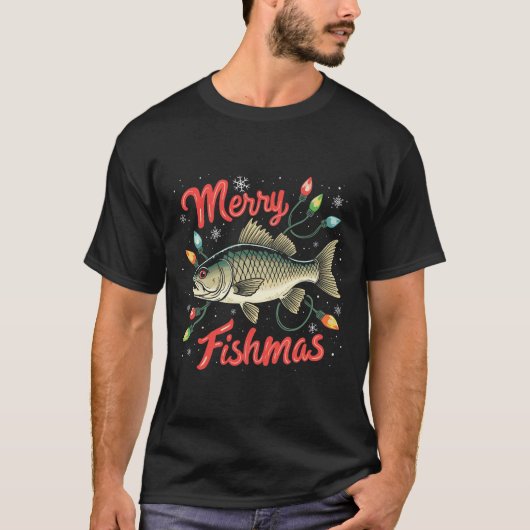T-shirt Merry Fishmas (Devant)