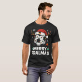T-shirt Merry Goalmas - Funny Soccer Christmas (Devant entier)