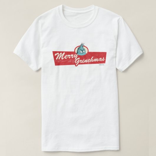 T-shirt Merry Grinchmas Citation The Grinch (Design devant)