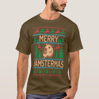 T-shirt Merry Hamstermas mignon Hamster Lover Xmas Premium
