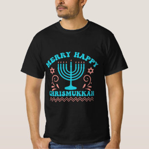 T-shirt Merry Happy Chrismukkah