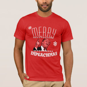 T-shirt Merry Impeachmas Loser Trump chemise 5