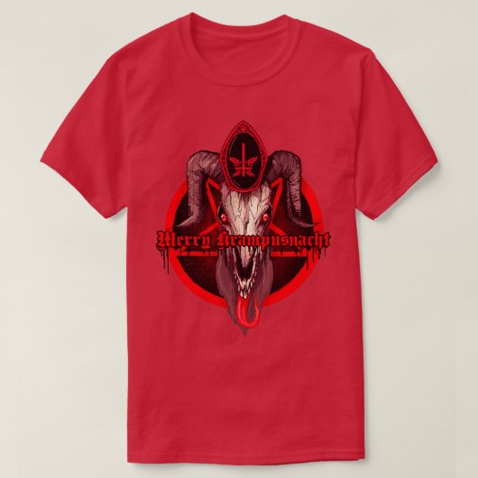 T-shirt Merry Krampusnacht (Design devant)